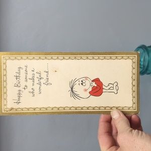 Vintage Birthday Card